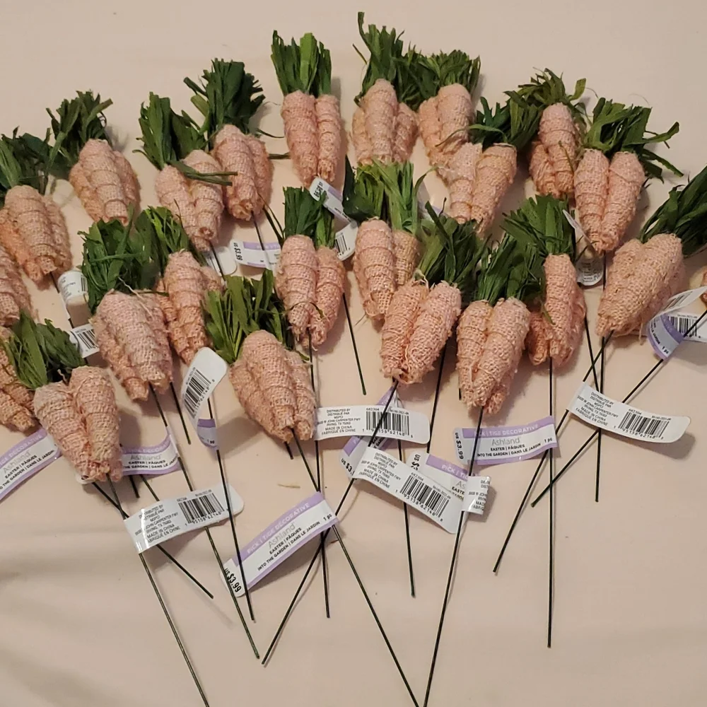 23 Peach-Colored Carrot Picks